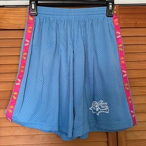 Light blue girl’s athletic shorts